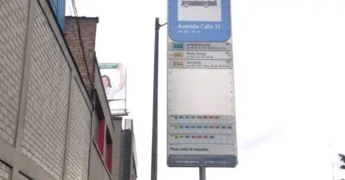 PARADERO SITP CALLE 13  001A06 BOGOTÁ